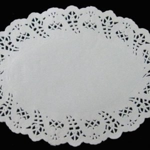 Oval Paper Lace Doileys "150x220mm"